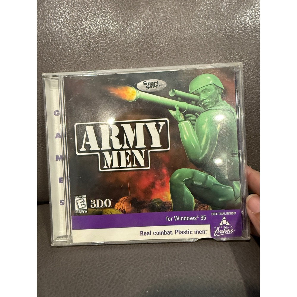 Army Men PC Game Windows 95 3DO SmartSaver Edition Jewel Case Vintage 1998